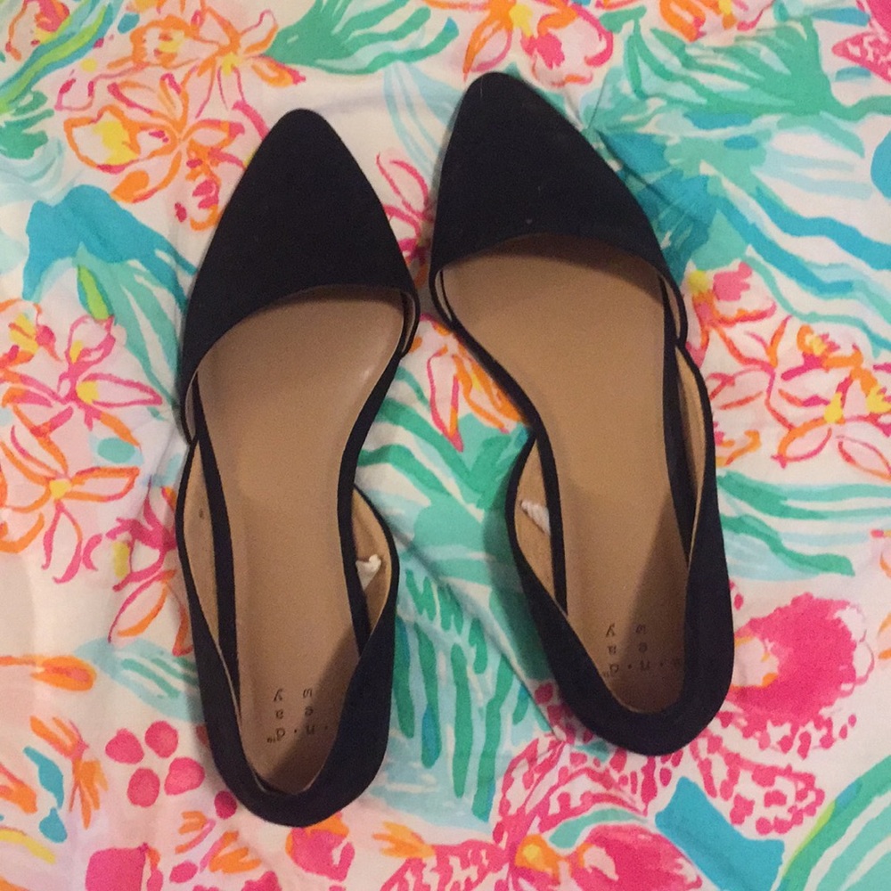 Black flats